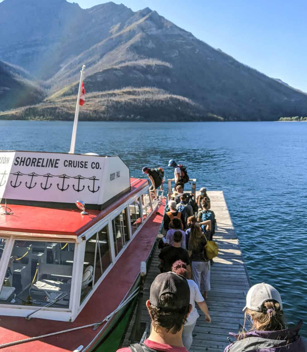 Crypt Lake Trail Shuttle Boat