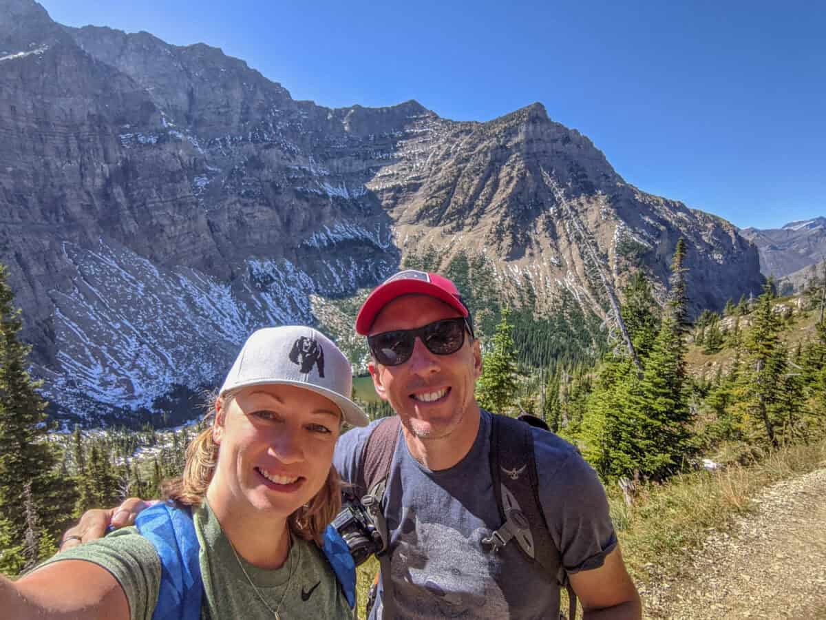 Crypt Lake Trail  - Pete and Dalene