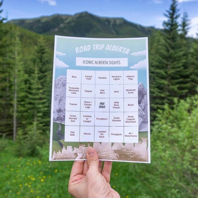Over 6,000 have downloaded our FREE road trip bingo cards! 😍 

Are you one of them? We'd love to see photos of cards you've completed (or if they are in progress). Please email us at info@roadtripalberta.com!